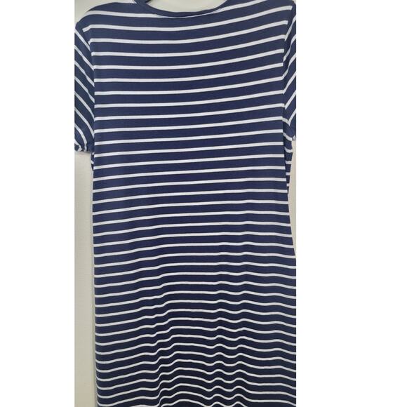 Old Navy Dress Womens Large Stiped Casual Nautical Beach Simple Minimal Maxi - Picture 3 of 5